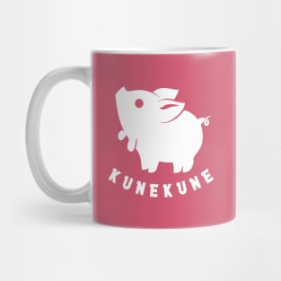 Kunekune cute piglet pet. Minimal art for pig lovers Mug